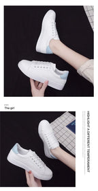 Trendy and minimalist 2025 white shoes, new spring and autumn fashion classic versatile student casual sports flat shoes