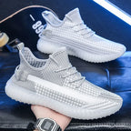 Mesh Breathable Coconut Shoes New Men's Shoes Summer 2025 Versatile Trend Casual Flying Shoes Student Sports Men's Shoes