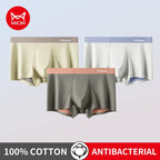 MiiOW Dry Breathable Summer Men's Panties Set Seamless Sexy Men Underwear Boxers Cotton Crotch Man Underpants Male Boxer Briefs