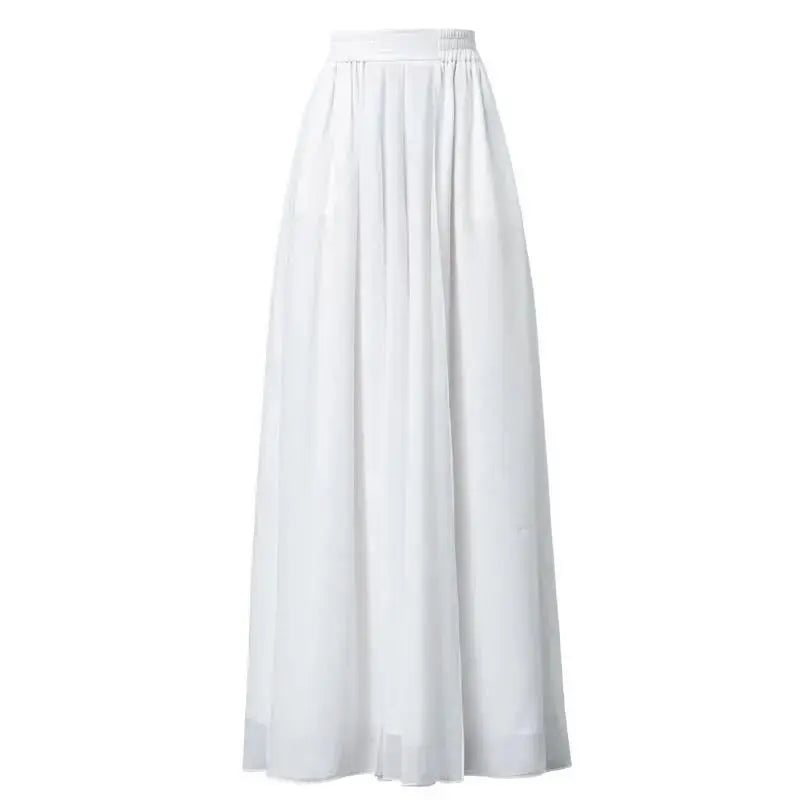 Women Chinese Classical Dance Clothing Female Elegant Trousers Practiice Clothes Modern Elastic Waist Ethnic Pants White Black