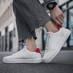 YRZL Men White Shoes Couple Casual Skateboard Shoes Comfortable Sneakers Lightweight Walking Women Tenis Shoes Plus Size 36-46