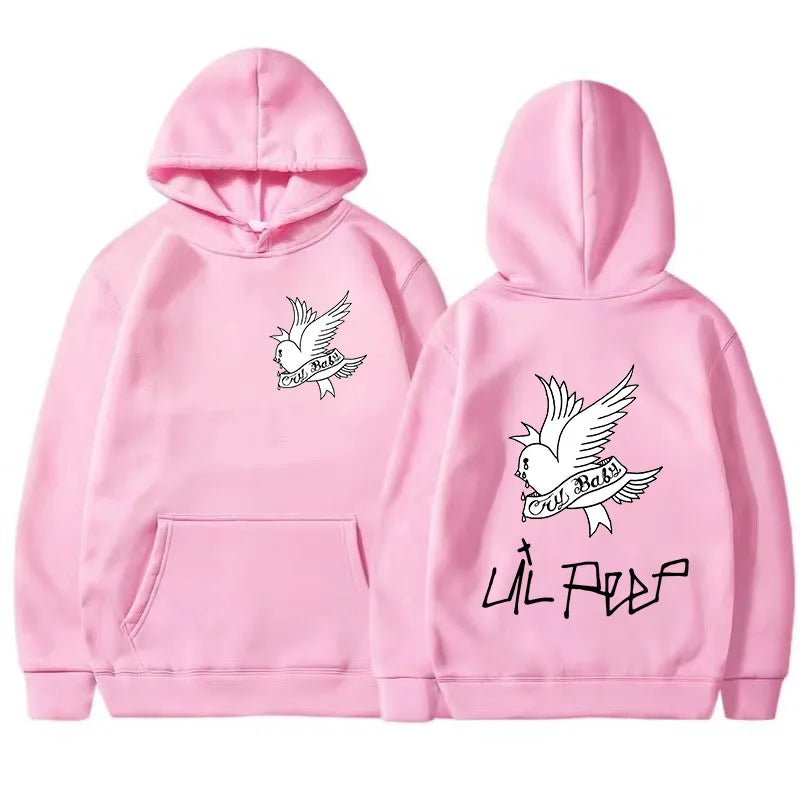 New Autunm Men Lil Peep Printed Hoodies Men's/Women's Lil Love Streetwear Men Fashion Casual Hip Hop Sweatshirts Men Clothes