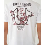 True Religion T-shirt Graphics T-shirt Men Cotton Graphic Crew Neck T-shirt Printed Short Sleeve Comfortable Breathable Top
