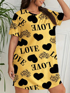 Summer Women's Halter Women's High Stretch Home Nightgowns Big Bust Girl's Dresses Plus Size Loose and Knee Skirt