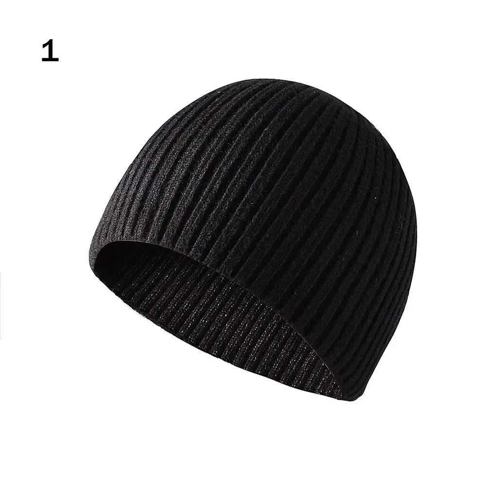 High Quality Woman Men Solid Cute New Warmer Bonnet Knitted Beanies Female Beanie Caps Winter Autumn Hats For Skiing Fishing