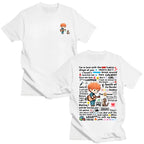 Ed Sheeran Graffiti Pattern Tshirt New Fashionable Casual Women Men Clothes Y2k Cotton T-shirts Fashion Loose Streetwear Top Tee