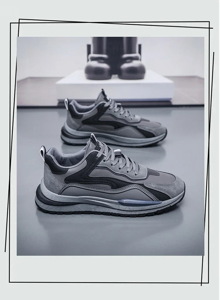 Waterproof Non-slip Wear-resistant Casual Sports Shoes For Men Spring 2025 New Arrival Work Shoes Trendy Footwear Spring Autumn