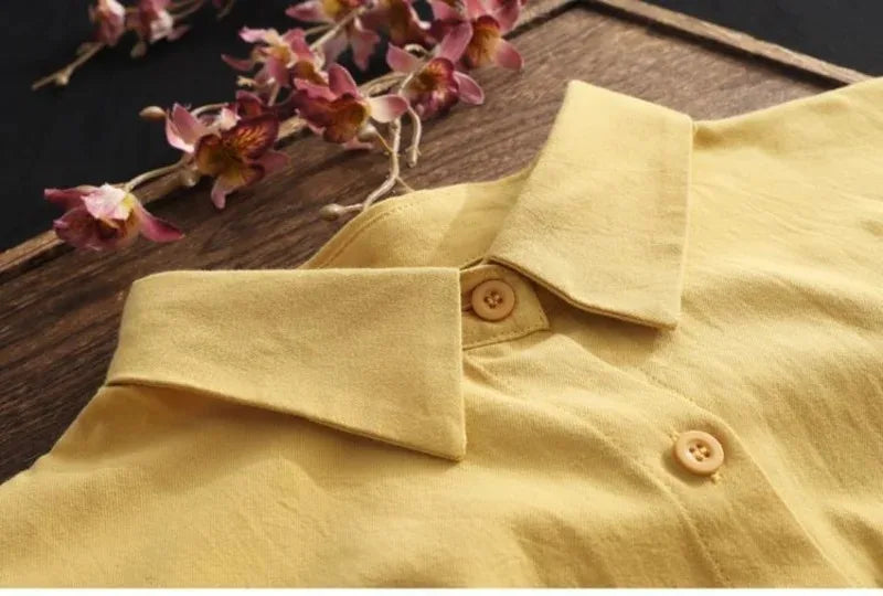 White Shirt Women 2024 Spring Summer Korean Fashion Simple Solid Color Long Shirts Lady Loose Breathable Midi Shirt and Blouse