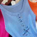 YuooMuoo Chic Fashion Sexy Package Hips Knitted Mini Dress 2O25 New Slim Elastic Rib Knitted Summer Dress Lady Streetwear Outfit