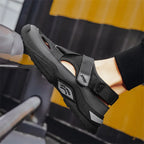 Fashion Hollow Men Sandals Summer Mens Casual Shoes Non-slip Platform Sneakers New Mesh Versatile Breathable Beach Sports Shoes