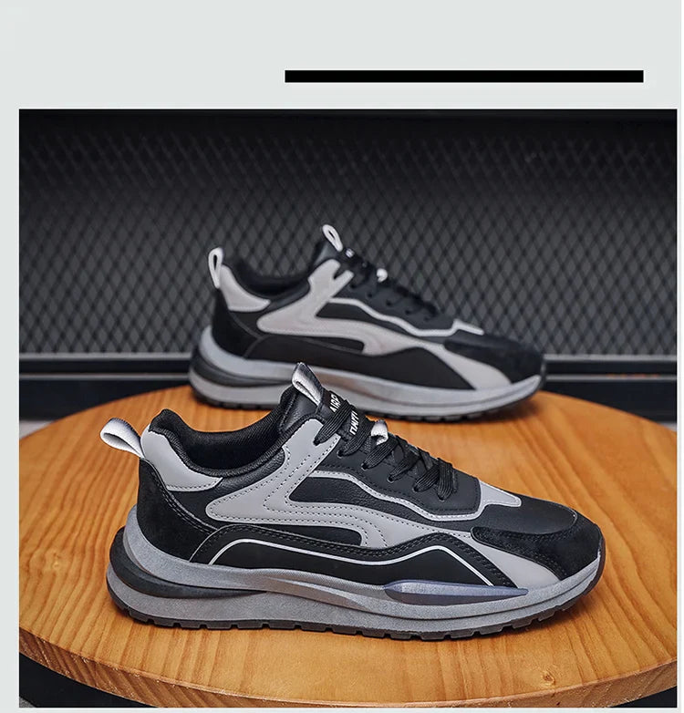 Waterproof Non-slip Wear-resistant Casual Sports Shoes For Men Spring 2025 New Arrival Work Shoes Trendy Footwear Spring Autumn