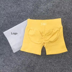 Impact With Logo Women Backless Bra & Sports Shorts Sexy Female Seamless Yoga Tops Sportswear Leggings and Bra Underwear Clothes