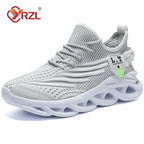 YRZL Casual Sneakers Men's Runing Shoes Outdoor Big Size Lightweight Breathable Mesh Increase Comfortable Sports Shoes for Men