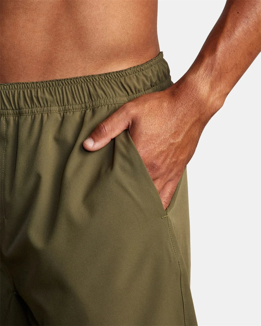 Fitness Shorts Men's Training Sports Jogging Fitness Woven Quick Dry New 2-in-1 Double-layer Sports Fitness Running Shorts