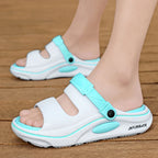 Summer Men's Outdoor Sandals Slippers Beach Comfortable Slides Soft Clogs Men Casual Water Garden Shoes Men Women Beach Sandals