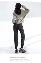 down Bottoming down Cotton Pants Women's New Loose High Waist down Wadded Trousers Women's Fashion Autumn and Winter New