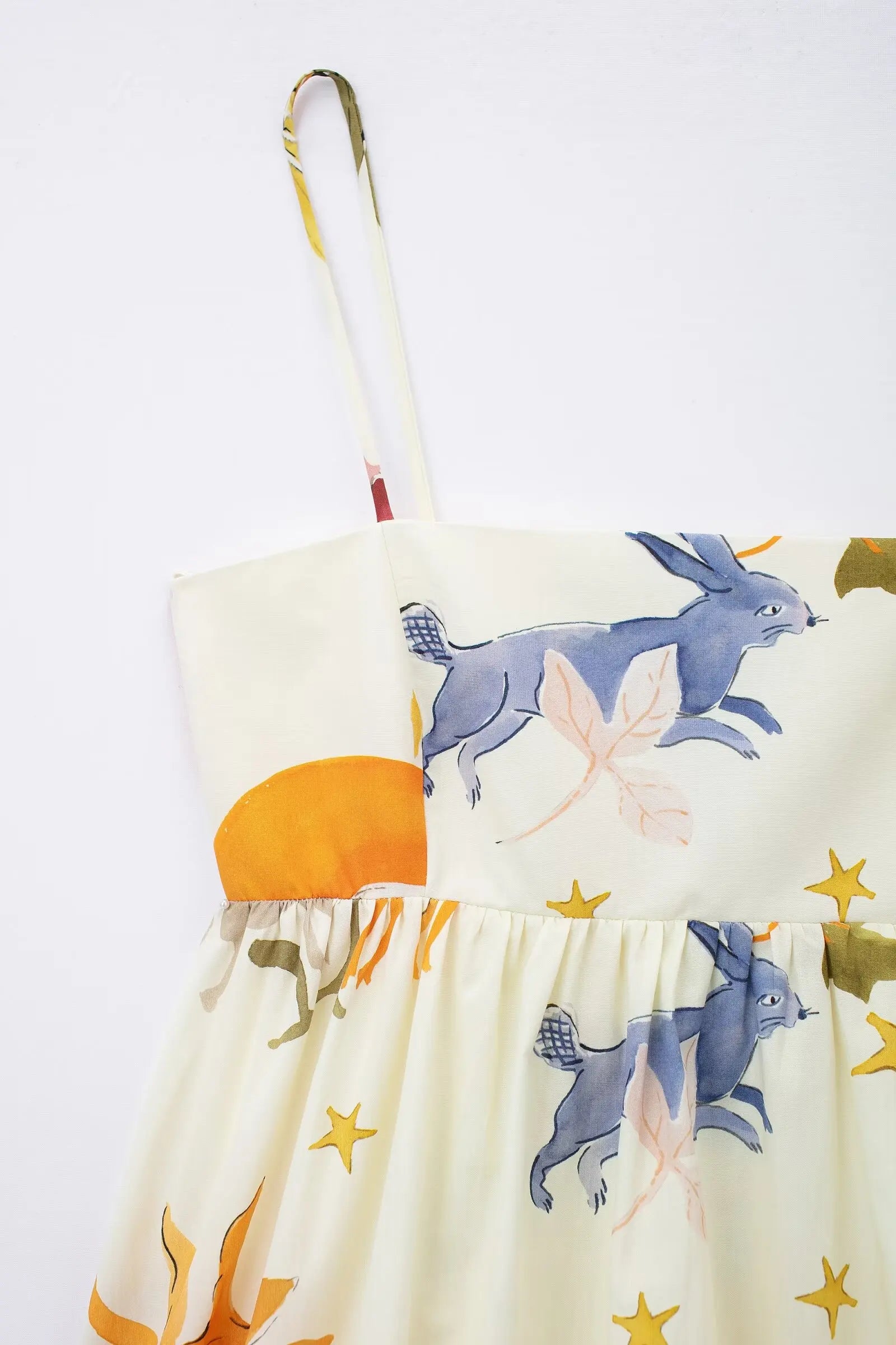 TRAF Print Slip Mini Dress Women Sleeveless Summer Dress Woman 2024 Ruched Sundress Vestidos Backless Short Dresses for Women