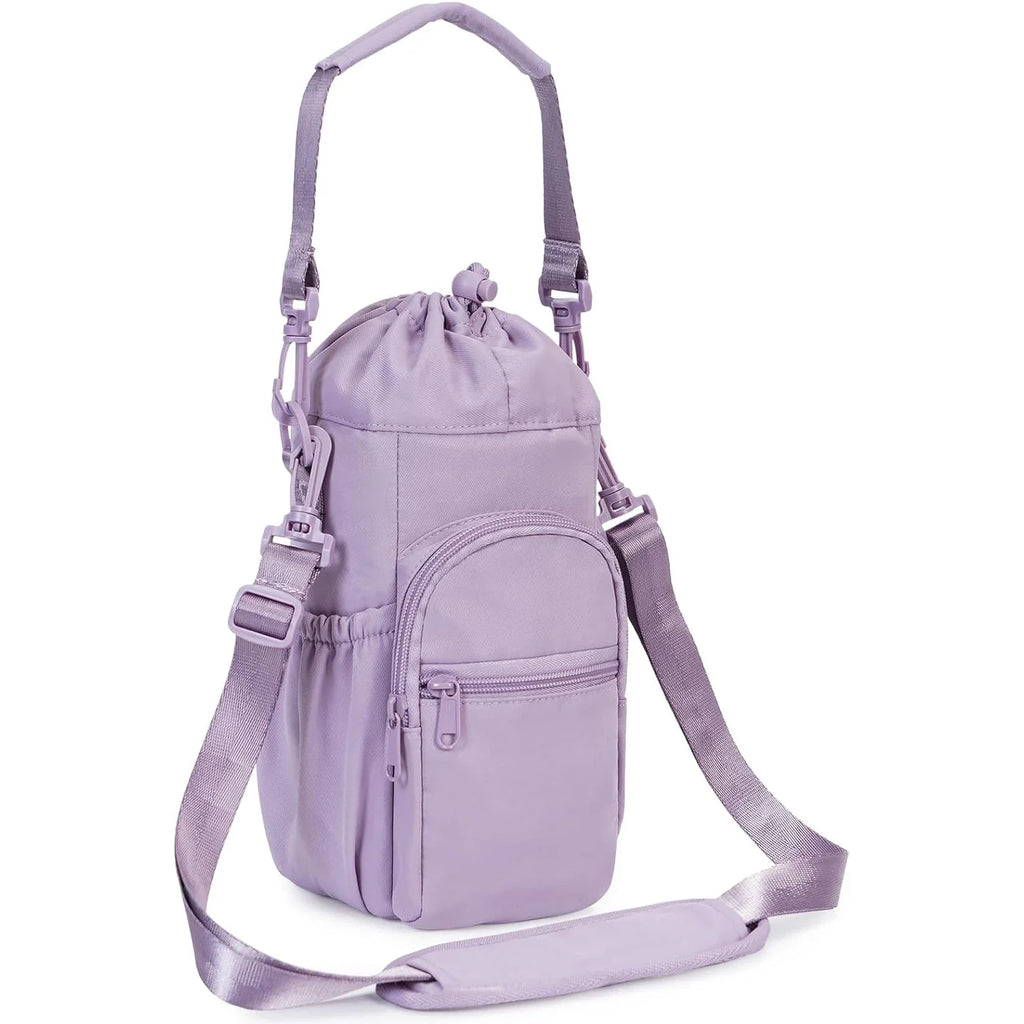 Water Bottle Holder with Strap 32oz 40oz 16 64oz Water Bottle Holder with Strap Insulated Water Bottle Carrier Sling Bag