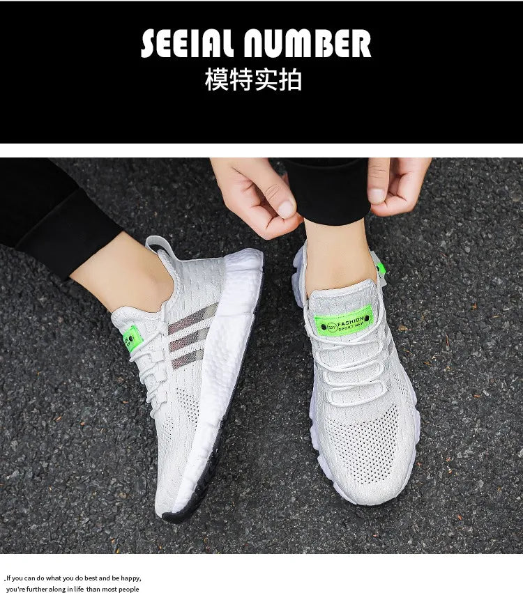 High Quality Sneakers Men Summer Breathable Fashion Women Light Running Tennis Shoes Comfortable Casual Shoes Large size 46