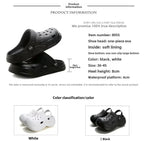 Hole shoes men's summer new outer wear bag head couple half bag heel bag head garden shoes beach women's shoes