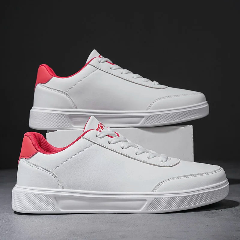 YRZL Men White Shoes Couple Casual Skateboard Shoes Comfortable Sneakers Lightweight Walking Women Tenis Shoes Plus Size 36-46