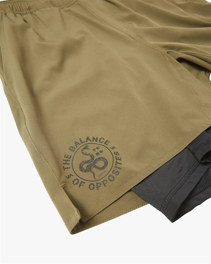 Fitness Shorts Men's Training Sports Jogging Fitness Woven Quick Dry New 2-in-1 Double-layer Sports Fitness Running Shorts