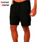 Summer Fashion Mens Linen Shorts Men Cotton Beach Short  New Wild Leisure Loose Solid Cargo Shorts for Men Sweatshorts