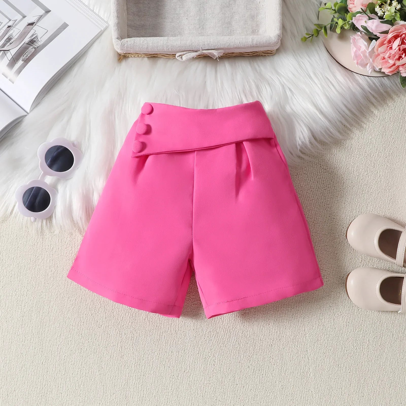 Toddler Kids Baby Girls Clothes Sets Strap Sleeveless Vest Tops Shorts 2PCS Summer Outfits Fashion Girls Clothes Set 0-6Years