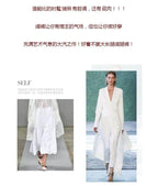 Fashion Woman Casual Chiffon Wide Leg Pants Big Size Loose Solid White Elastic Band High Waist Female Clothing Oversize Trousers