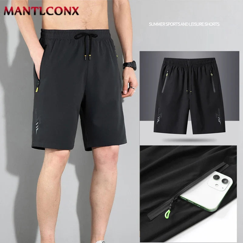 Summer New Fashion Men's Shorts Quick Dry Sports Shorts Men Casual Breathable Running Jogging Short Pants for Men Bottom M-4XL