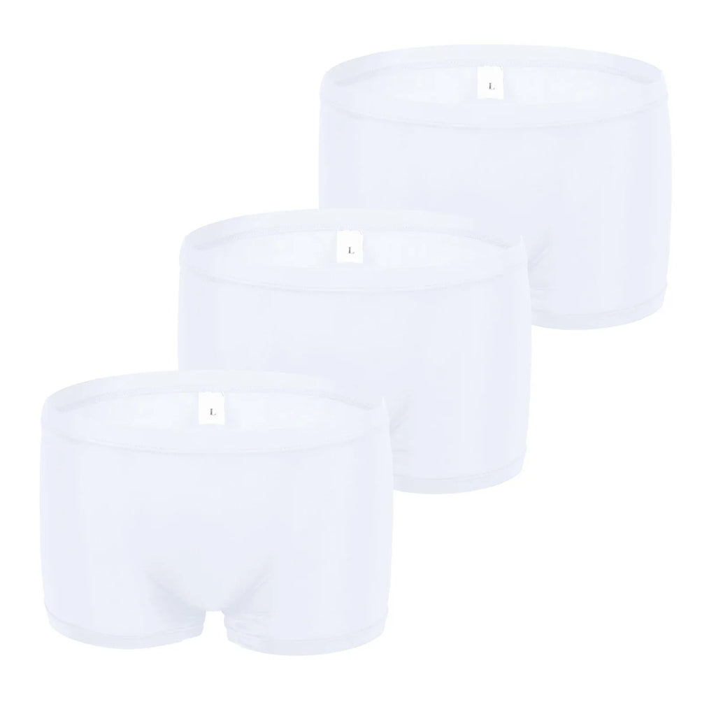 CLEVER-MENMODE 3/ kit Men Underwear Ice Silk Sexy Translucent Boxer Shorts Ultra-thin Panties Boxershorts Underpants Cool
